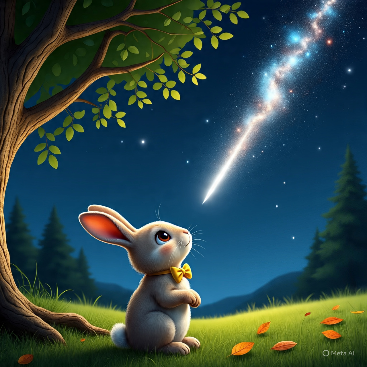 O Pequeno Coelho e a Estrela Cadente